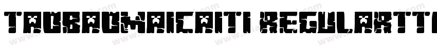 TaoBaoMaiCaiTi Regularttf字体转换
